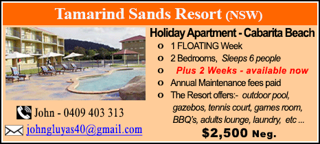 Tamarind Sands Resort - $2500