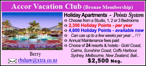 Accor Vacation Club - $2500