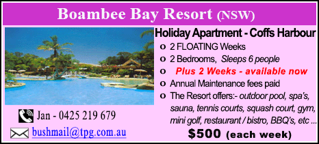 Boambee Bay Resort - $500