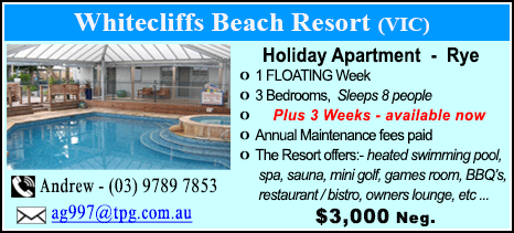 Whitecliffs Beach Resort - $3000