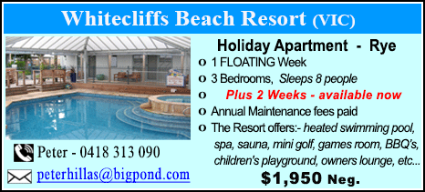 Whitecliffs Beach Resort - $1950