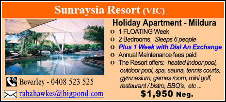 Sunraysia Resort - $1950