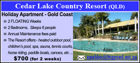 Cedar Lake Country Resort - $700