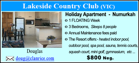 Lakeside Country Club - $800