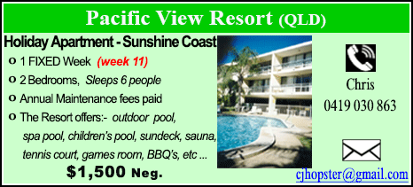 Pacific View Resort - $1500