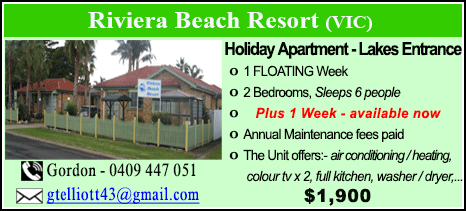 Riviera Beach Resort - $1990
