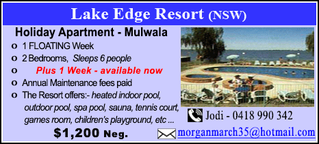 Lake Edge Resort - $1200